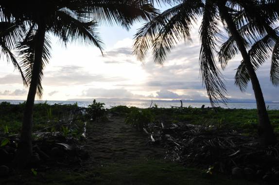 Visão do nosso fim de tarde em Zancudo, no litoral Pacífico da Costa Rica